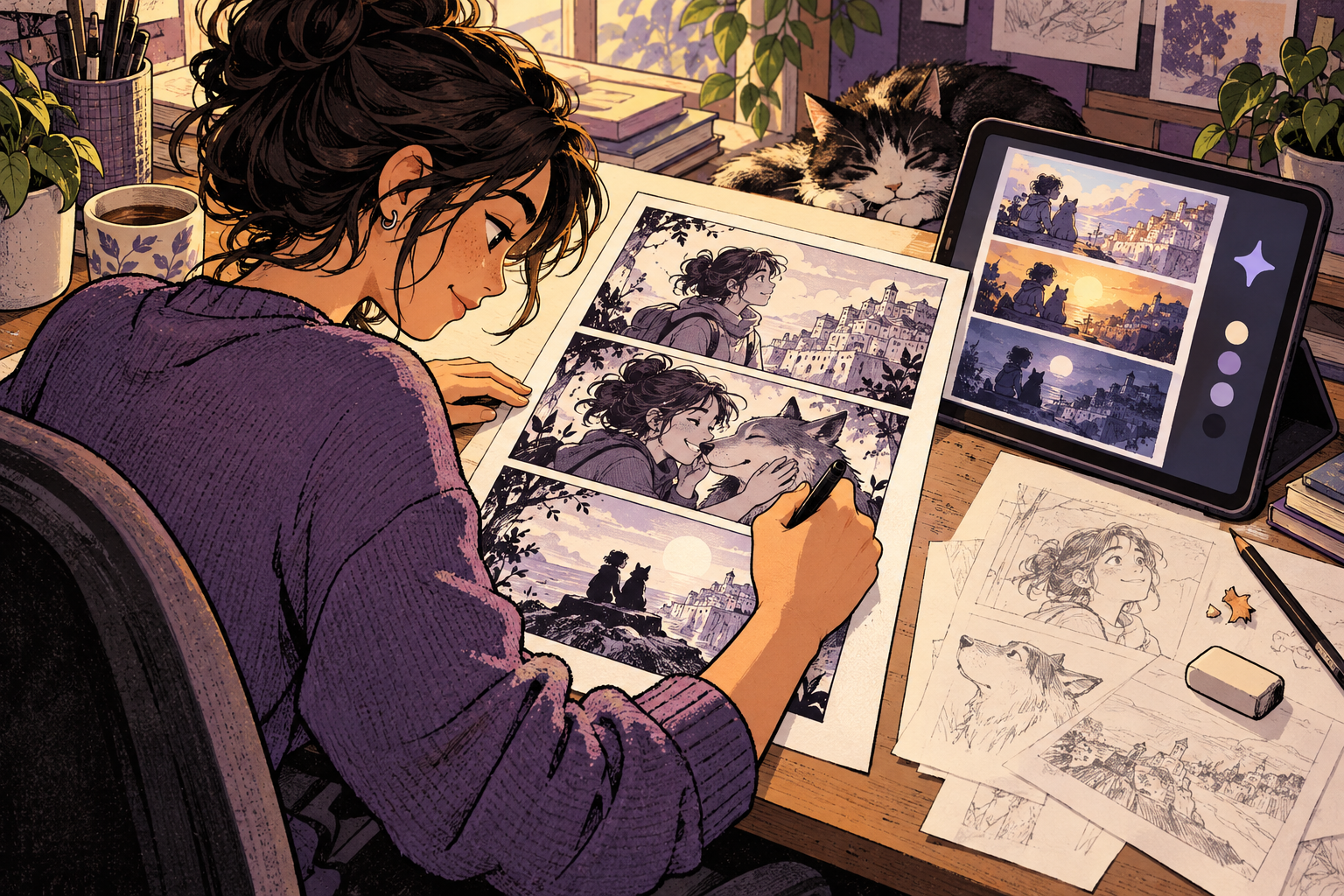 Cómo usar IA para crear cómic, manga y webtoon | Cackle